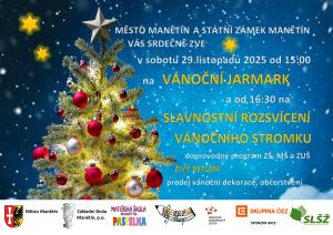 vánoční dekorace a stromek